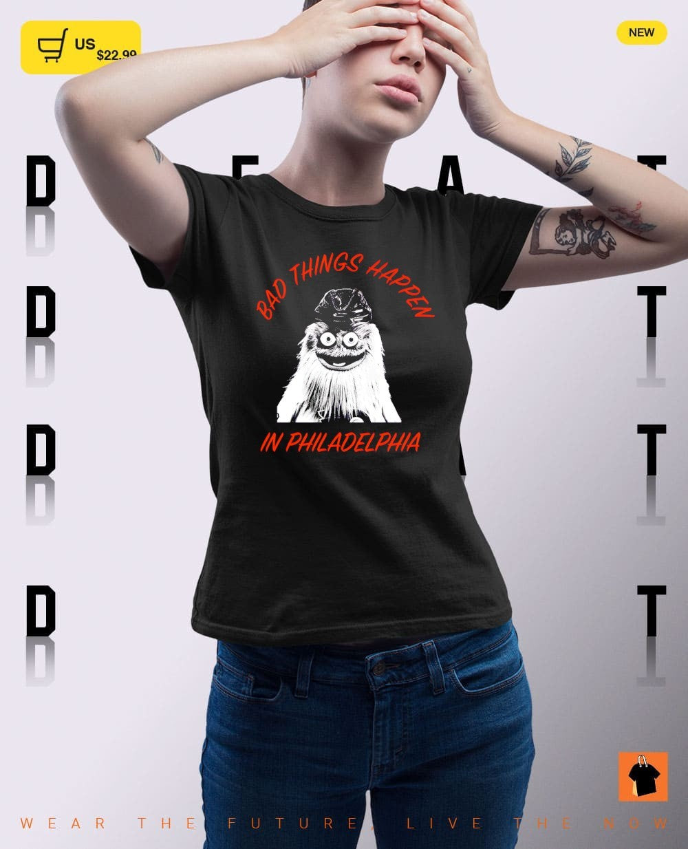 Bad Things Happen In Philadelphia Gritty Flyers hockey shirt