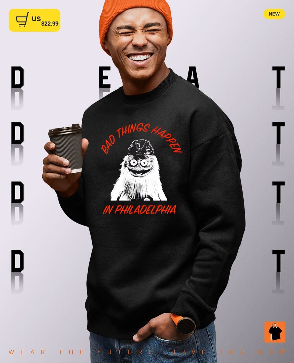 Bad Things Happen In Philadelphia Gritty Flyers hockey shirt