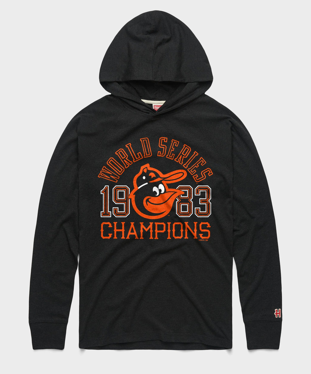 Baltimore Orioles 1983 World Series Champs Lightweight Hoodie