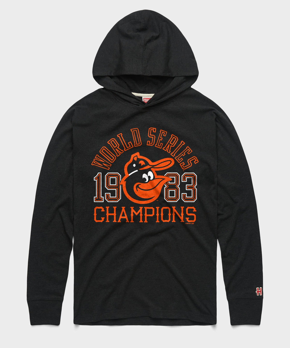 Baltimore Orioles 1983 World Series Champs Lightweight Hoodie