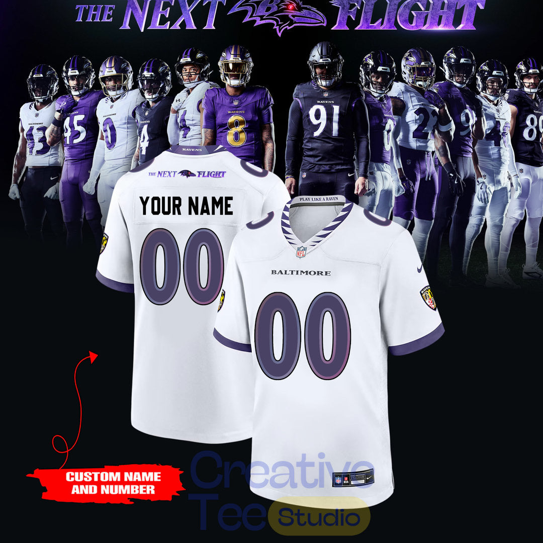 Baltimore Ravens “The Next Flight” Football Jersey