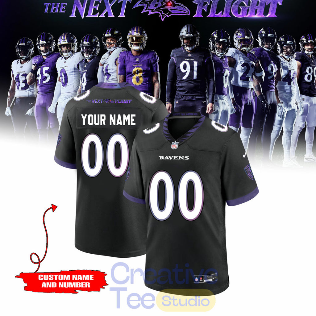 Baltimore Ravens “The Next Flight” Football Jersey