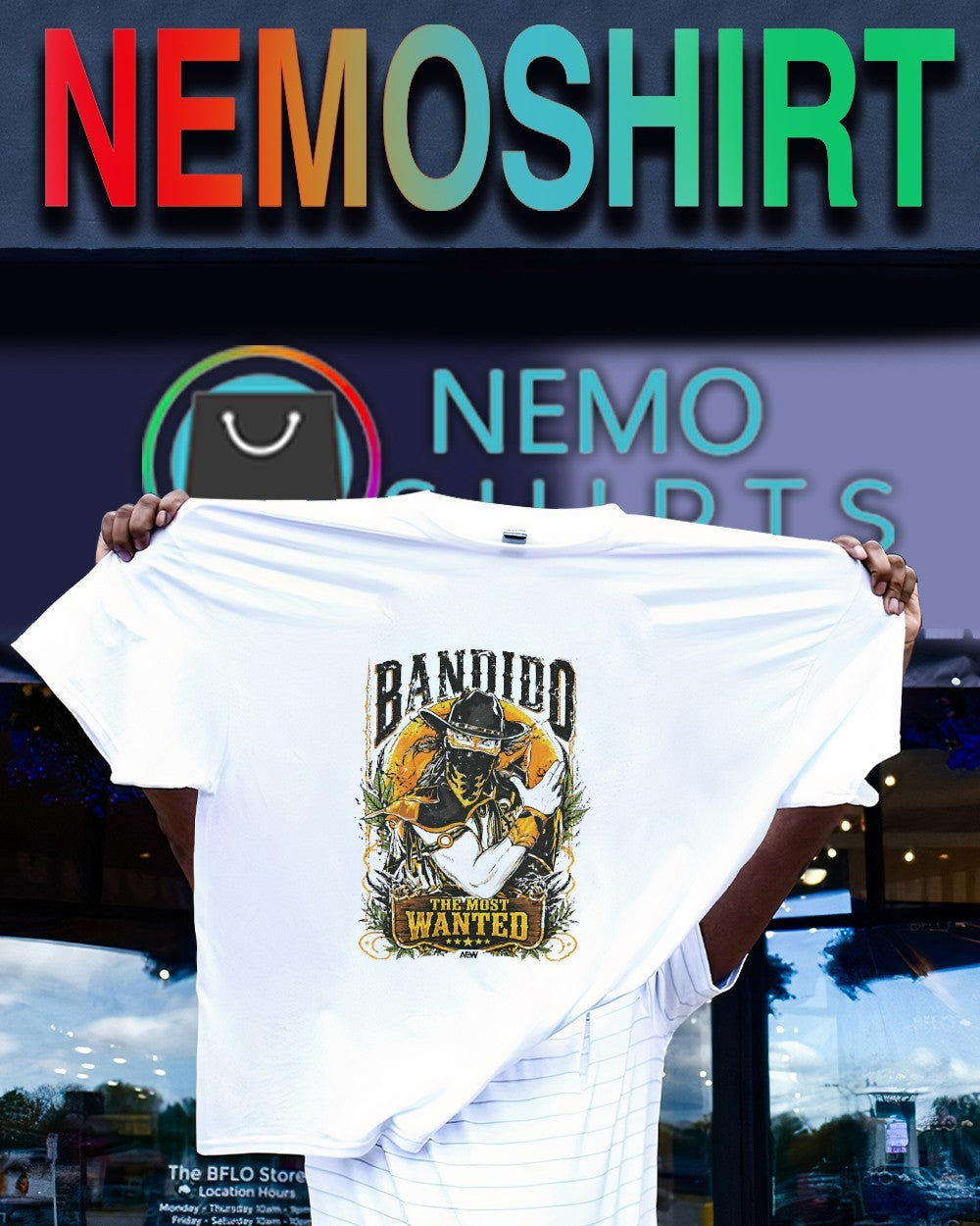 Bandido El Más Buscado the most wanted shirt