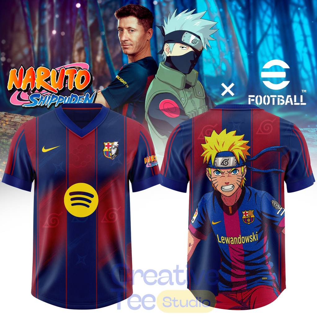 Barcelona FC x Sensei Naruto 2026 Football Jersey