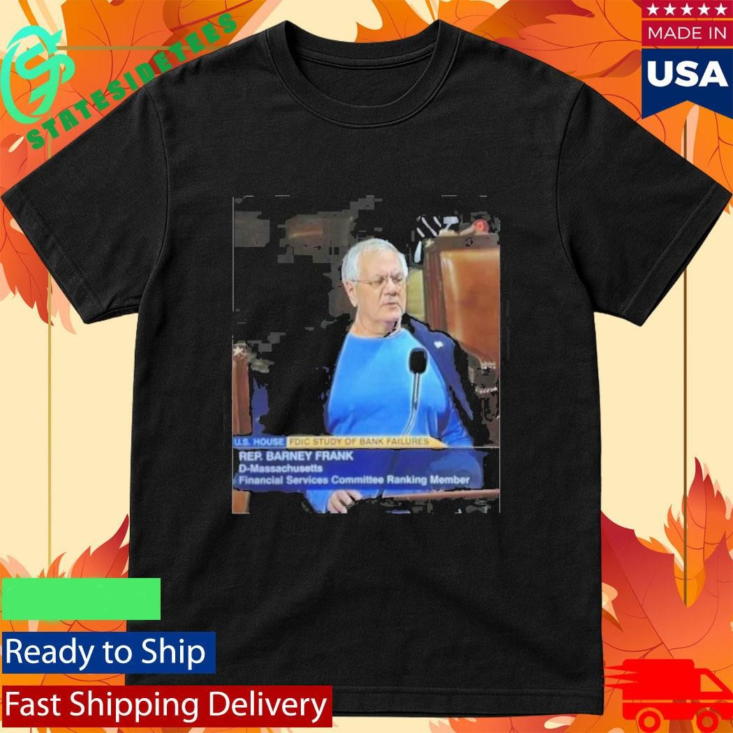 Barney Frank Blue Shirt
