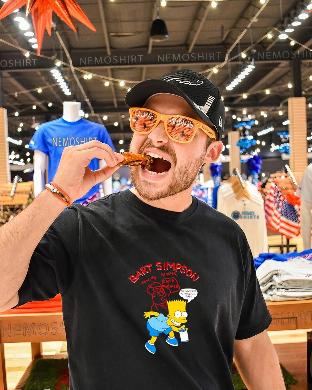 Bart Simpson skinner’s a weiner man shirt