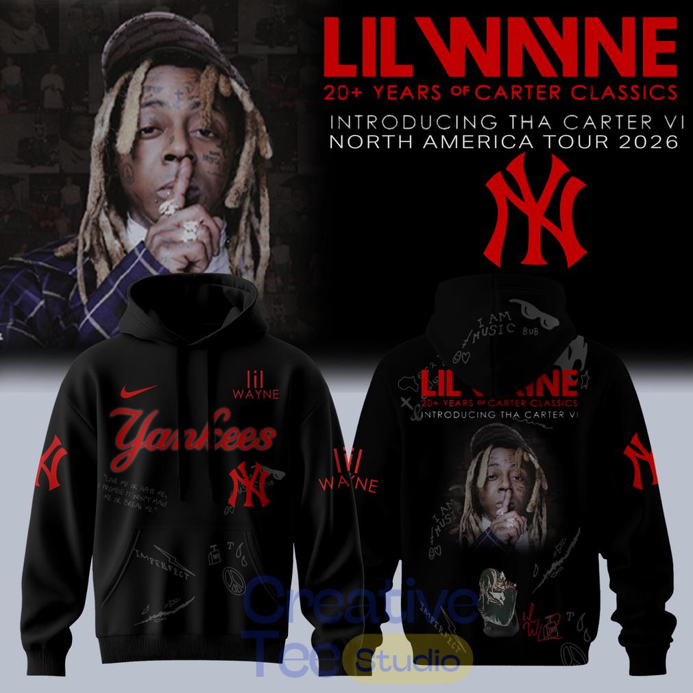 Baseball All Teams x Lil Wayne Tha Carter VI Tour 2026 Hoodie