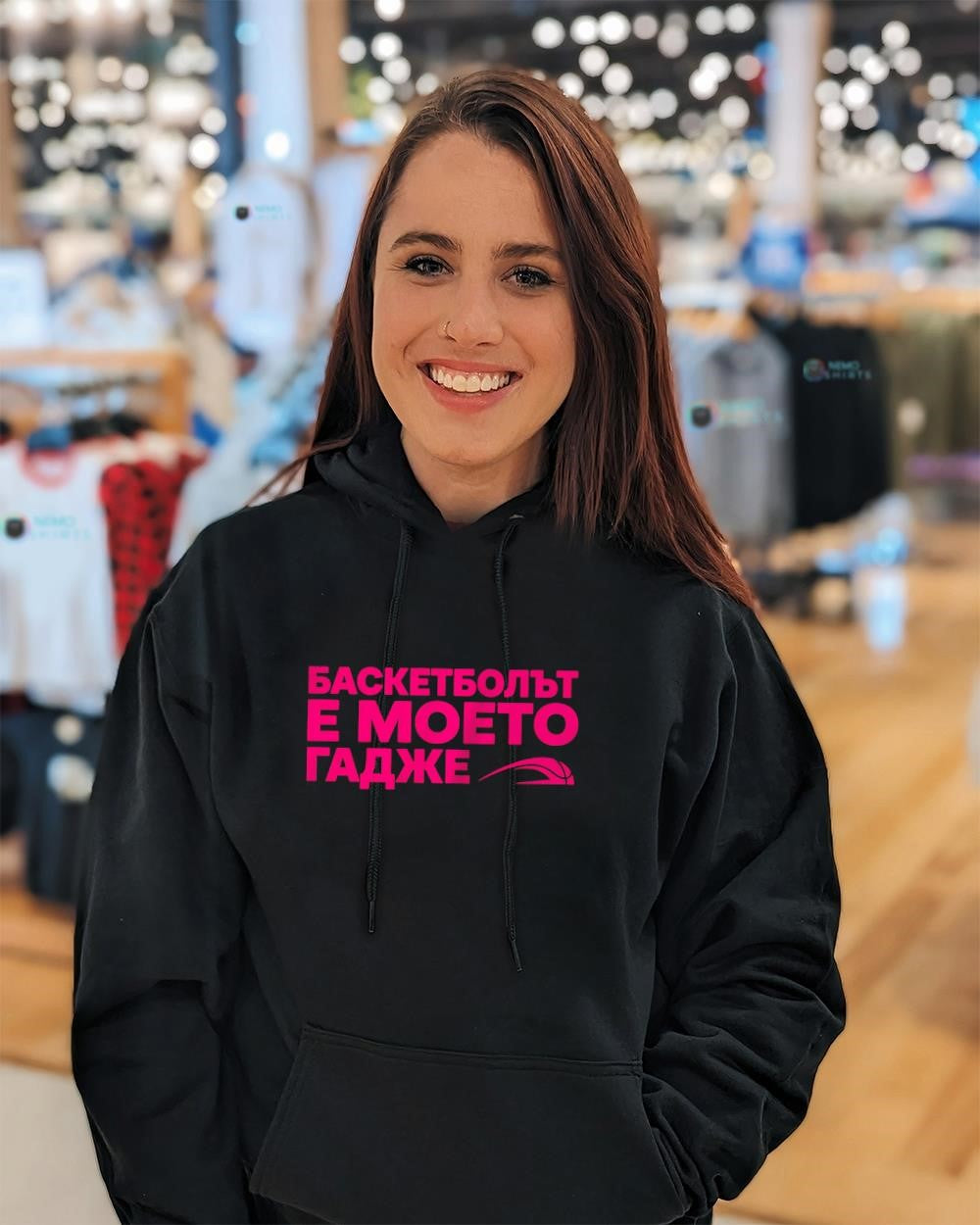 Basketball is my boyfriend text shirt