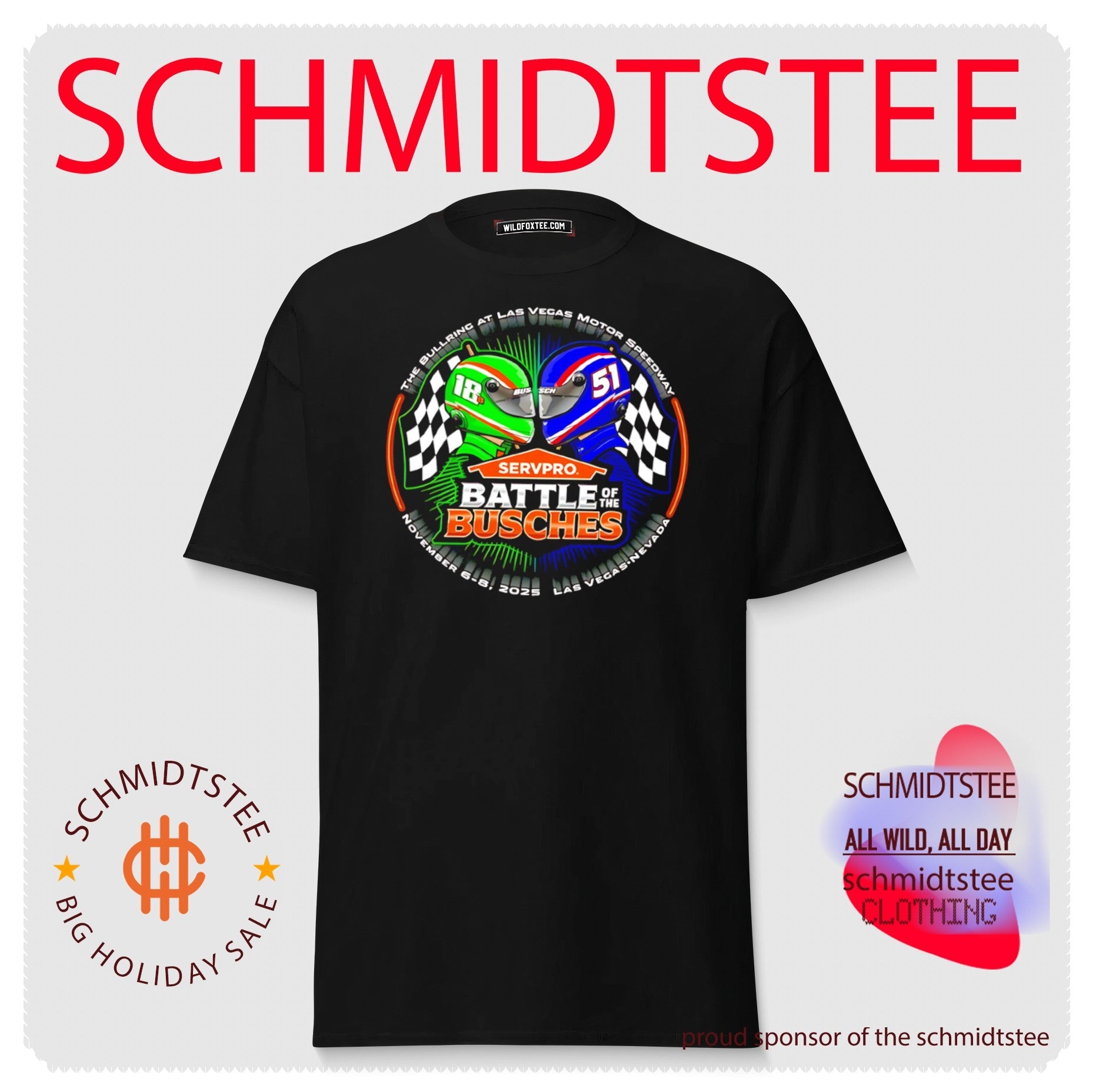 Battle of the Bushes Kyle Busch vs Brexton Busch Shirt