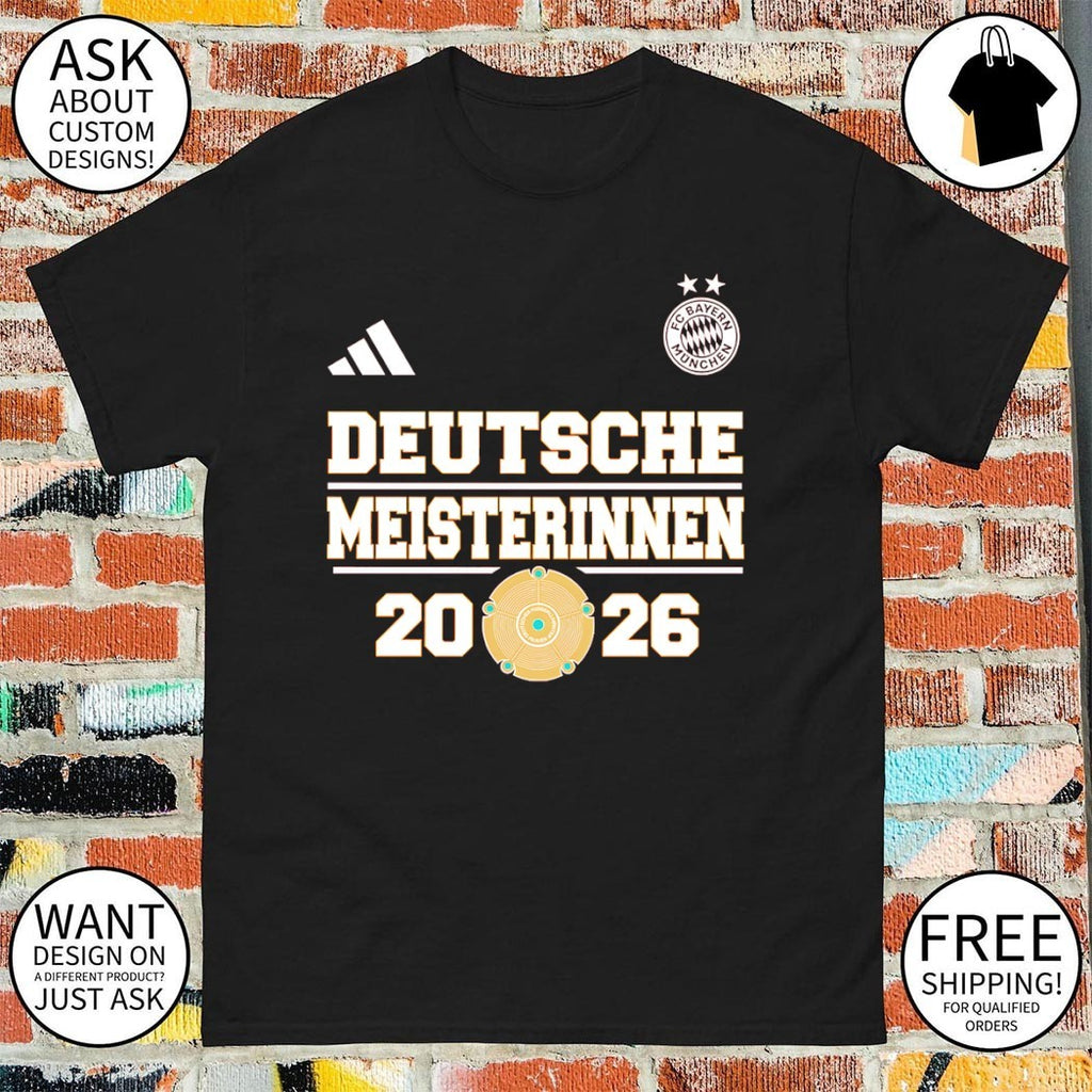 Bayern Munich FC Deutscher Meister Champions 2026 shirt