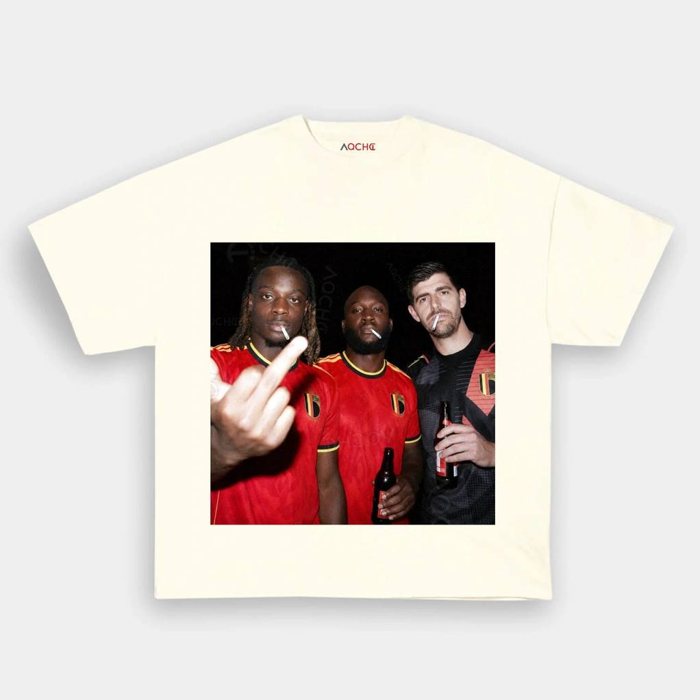 Belgium Football Team Three Wise Drunks Shirt