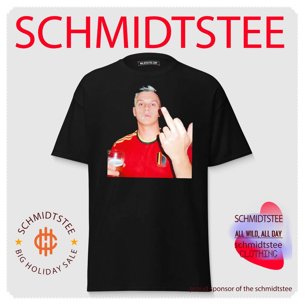 Belgium National Football Team Fan Smoking and Drinking shirt
