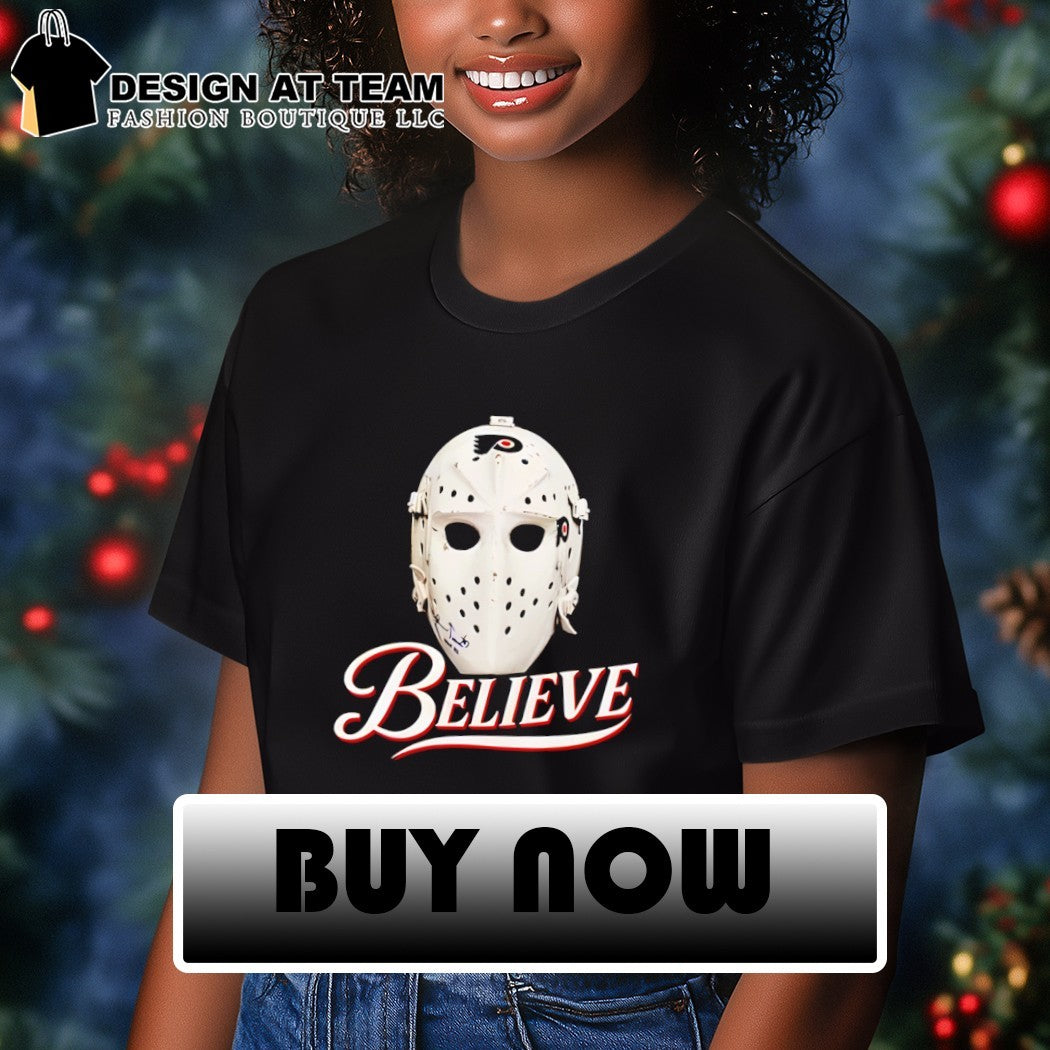 Believe Jason Voorhees Philadelphia Flyers Hockey Mask Helmet NHL 2026 shirt