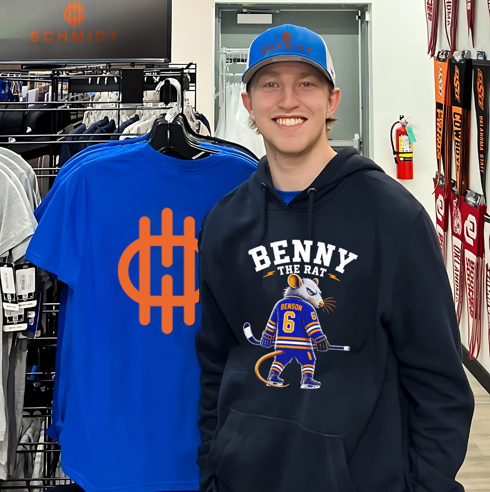 Benny the Rat Buffalo hockey shirt