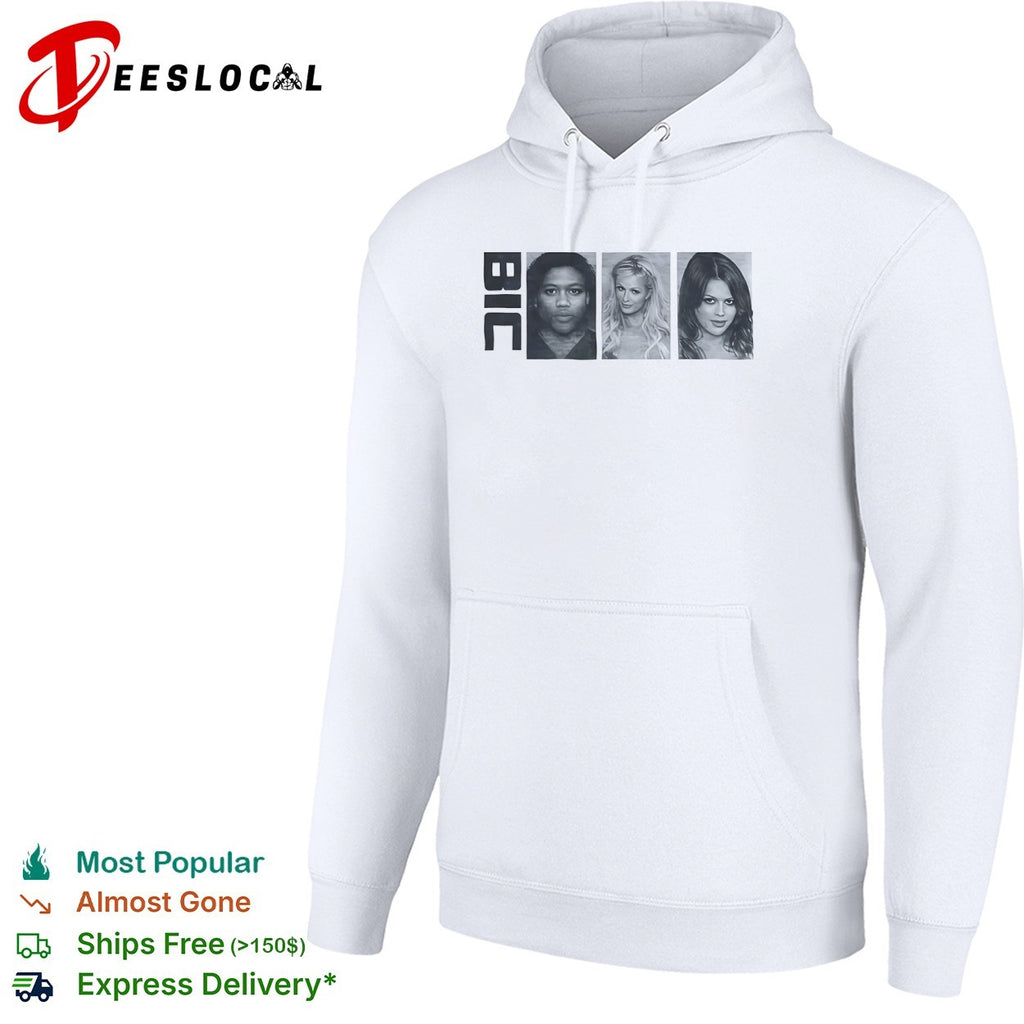 Bic pen company logo with celebrity faces shirt