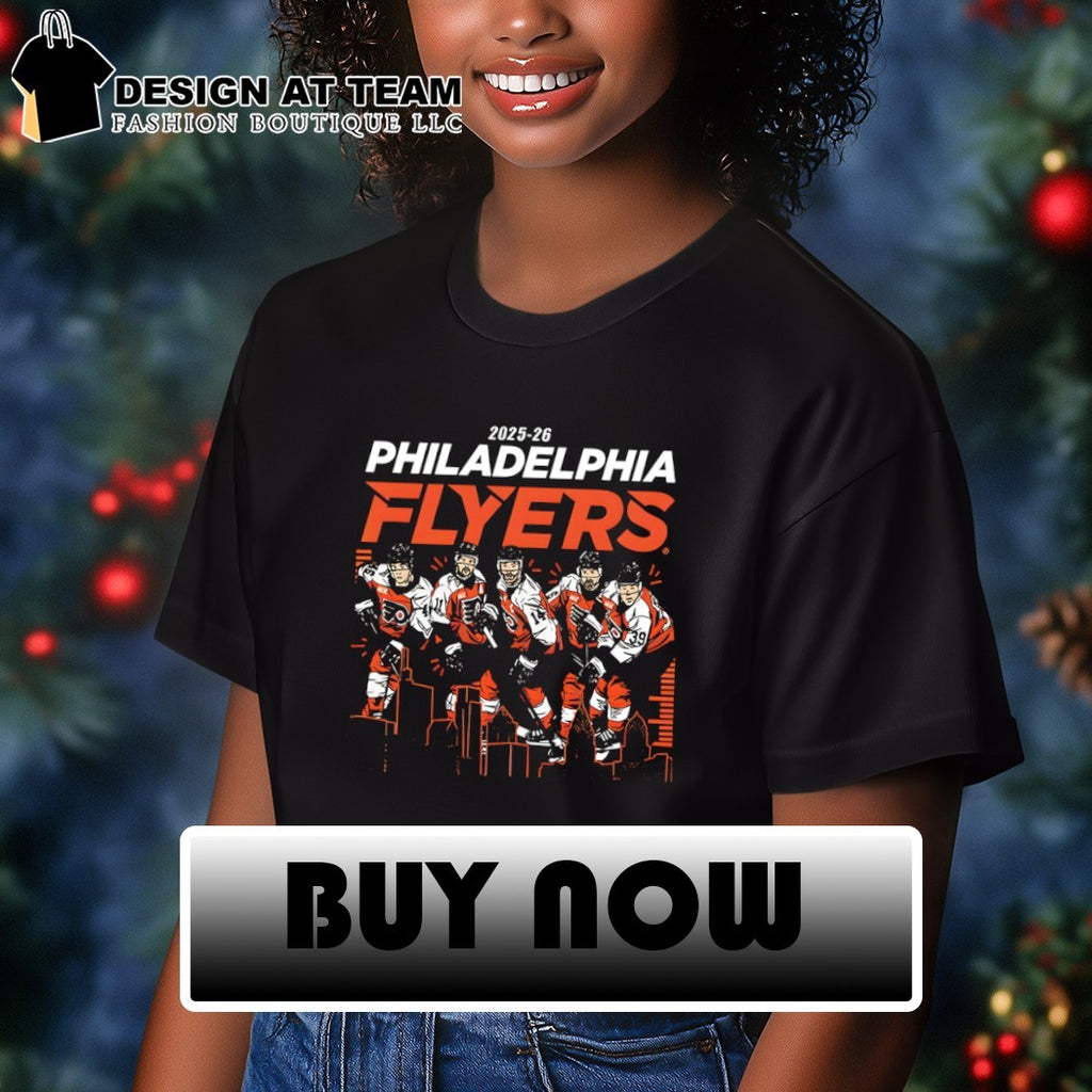 Big 5 City Skyline Philadelphia Flyers Hockey 2025 2026 hockey logo team art