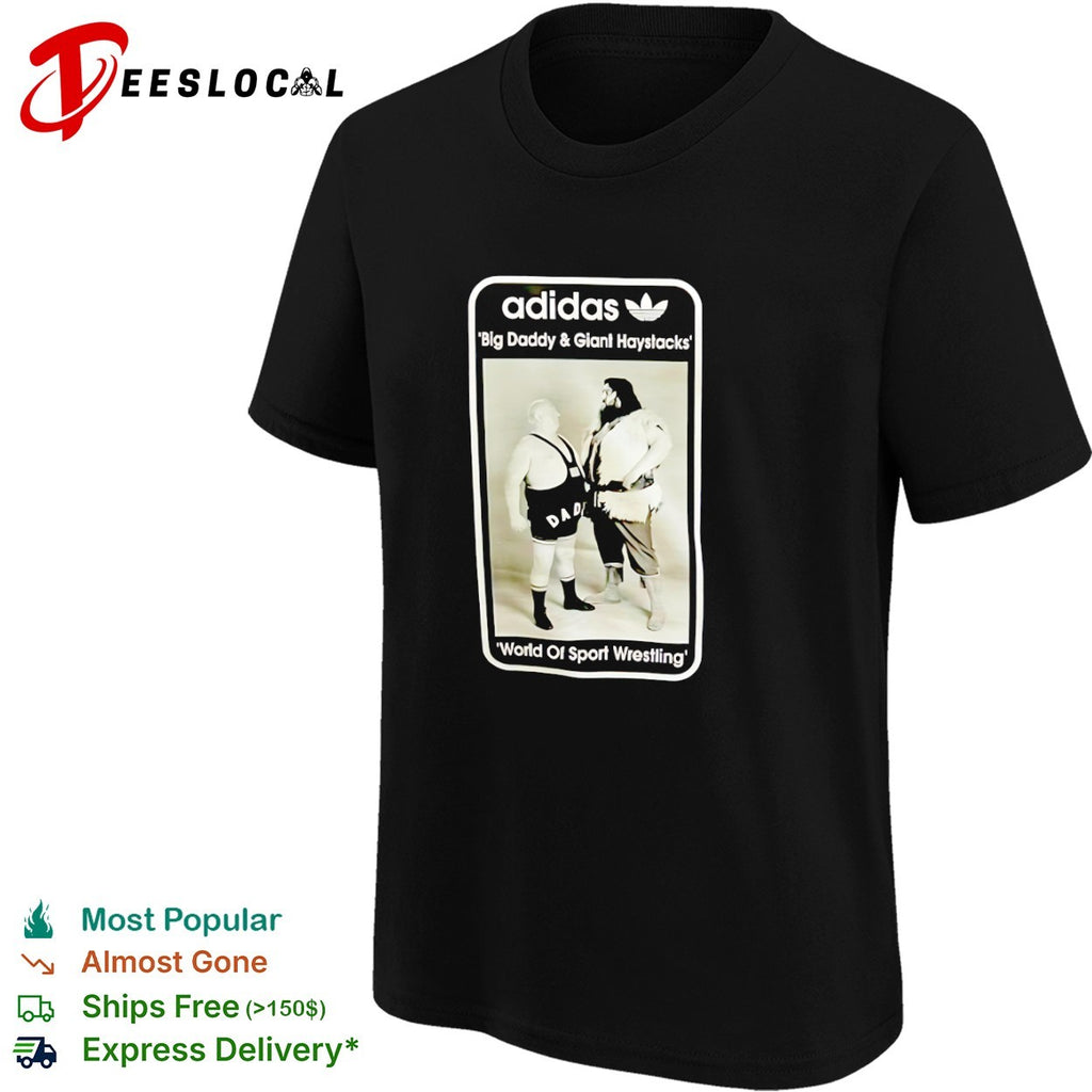 Big Daddy Giant Haystacks World of Sport wrestling wrestlers shirt