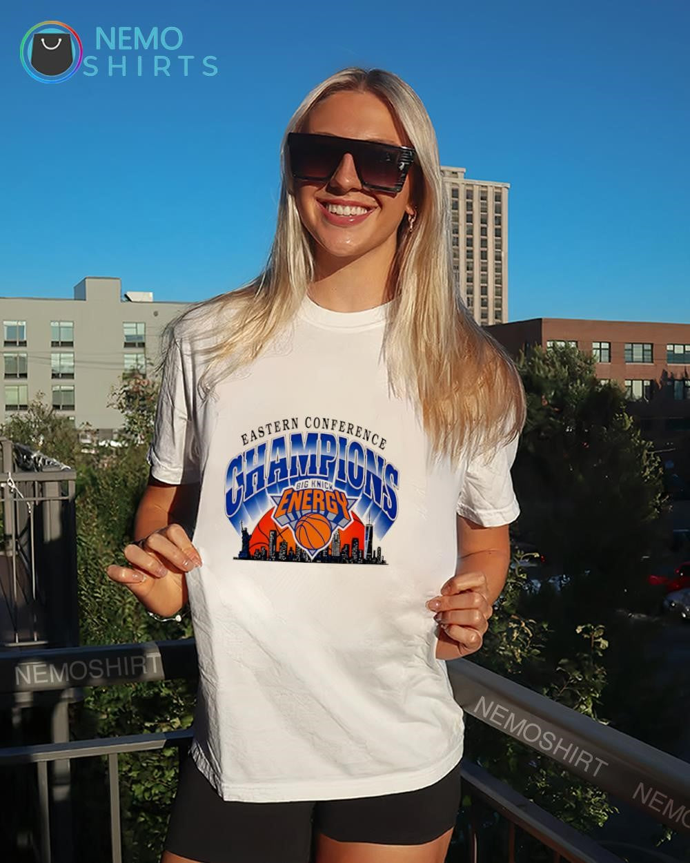 Big Knick Energy Eastern Conference Champions city skyline shirt