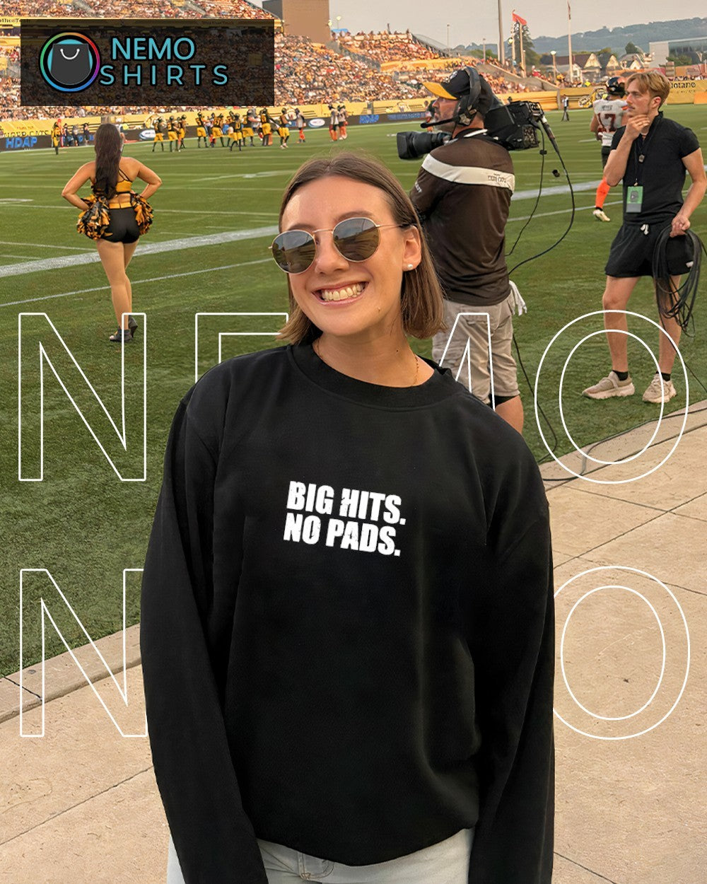 Big hits no pads shirt