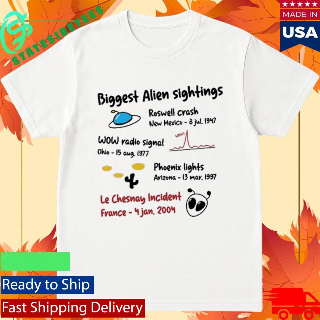 Biggest Alien Sightings Shirt