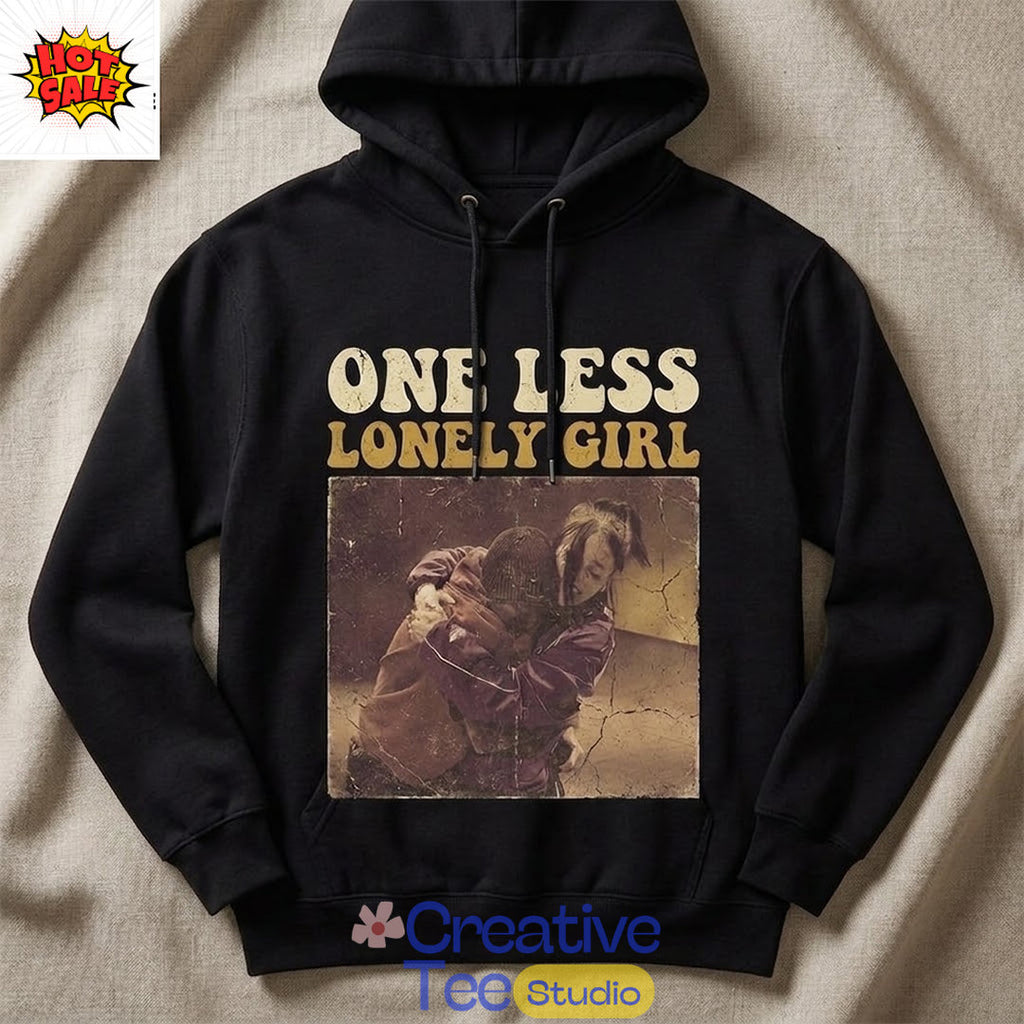 Billie Eilish Justin Bieber One Less Lonely Girl Vintage T-Shirt 2026