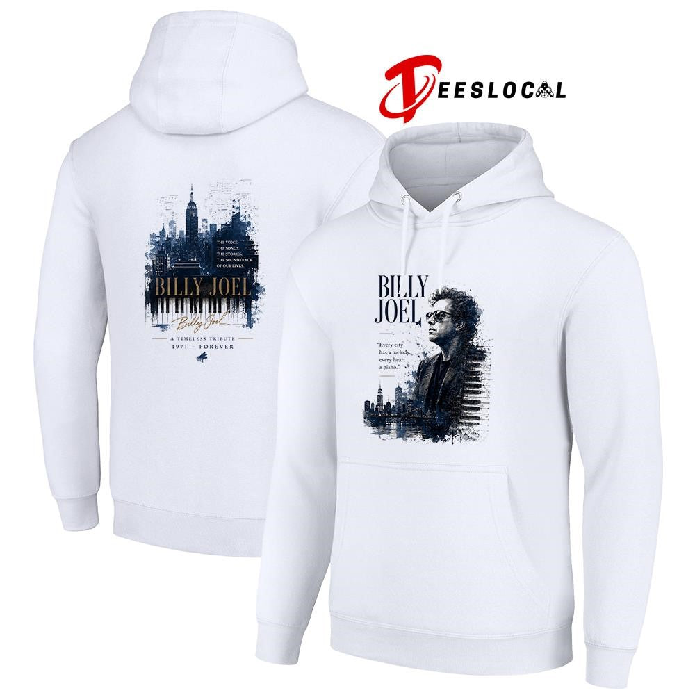 Billy Joel the voice the songs the stories the soundtrack of our lives shirt