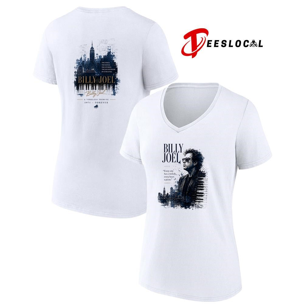 Billy Joel the voice the songs the stories the soundtrack of our lives shirt