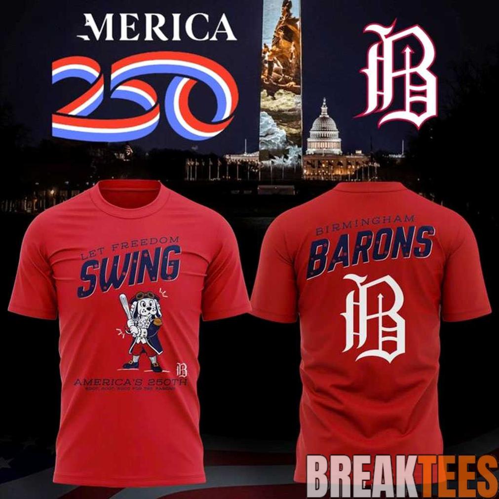 Birmingham Barons 2026 250th Anniversary of America’s Shirt