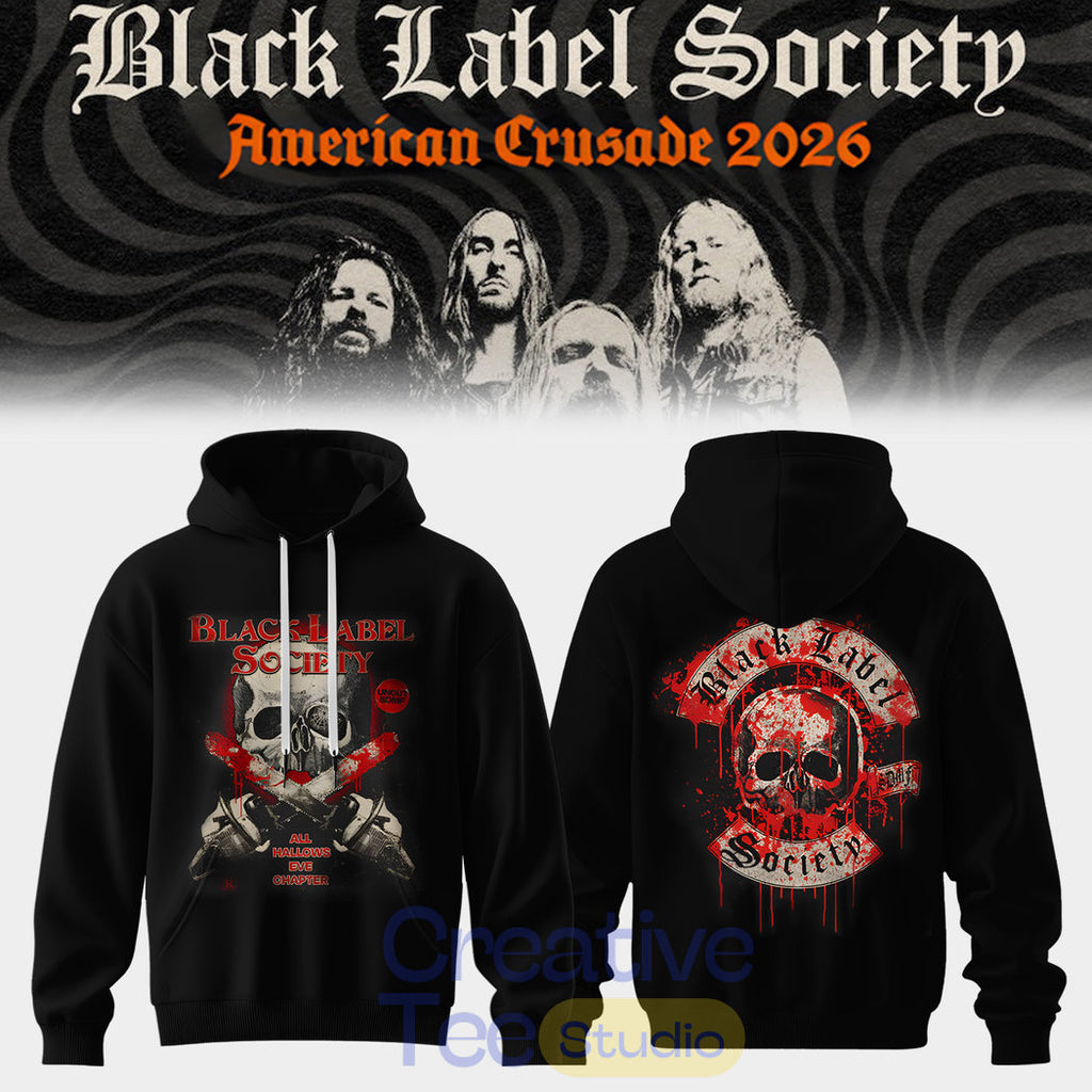 Black Label Society American Crusade Tour 2026 Hoodie