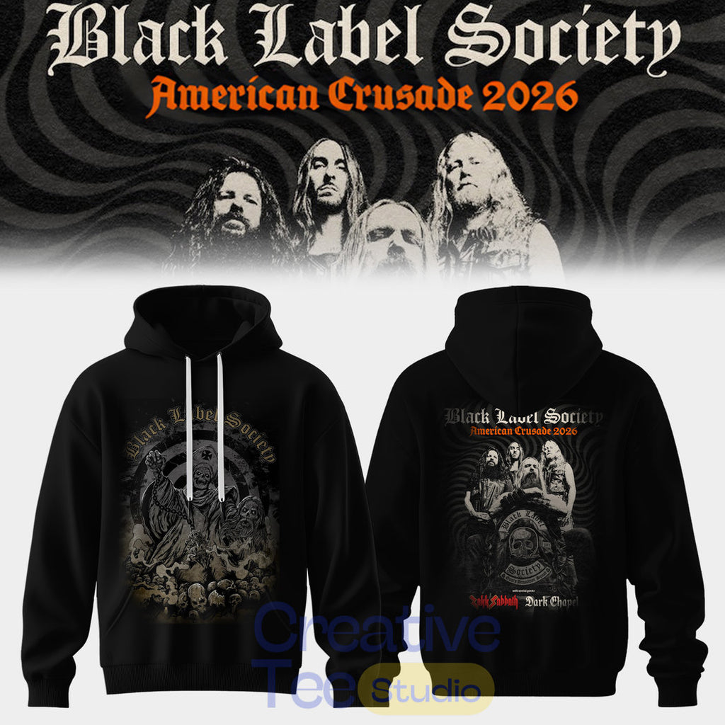 Black Label Society American Crusade Tour 2026 Hoodie