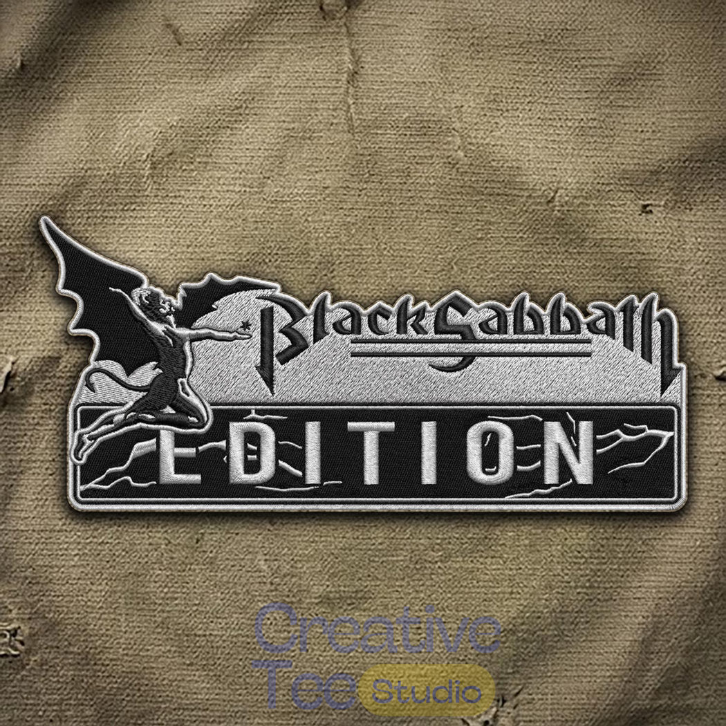 Black Sabbath Edition Embroidered Iron-On Patch