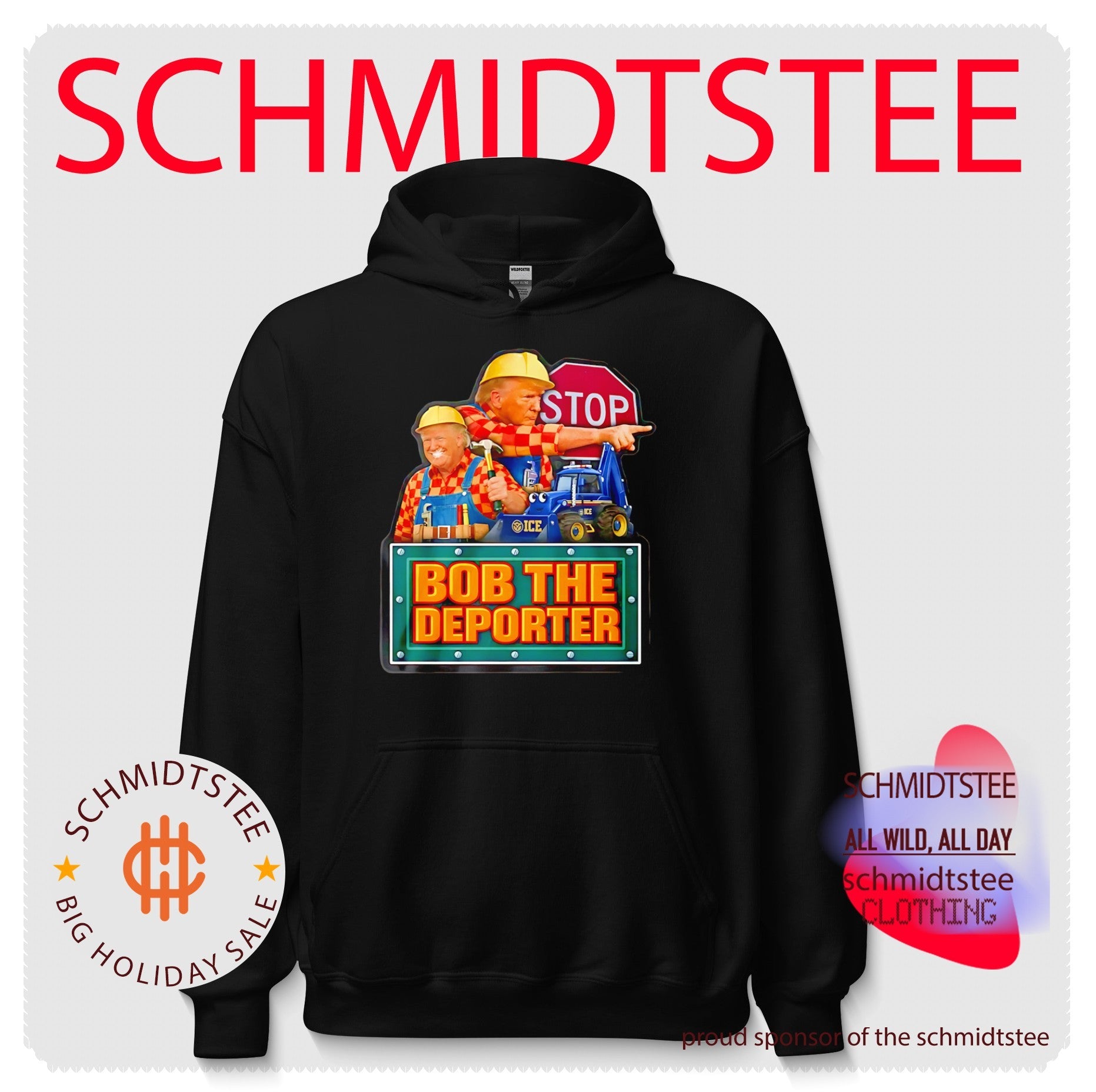 Bob the Deporter Satirical Design Political Shirt