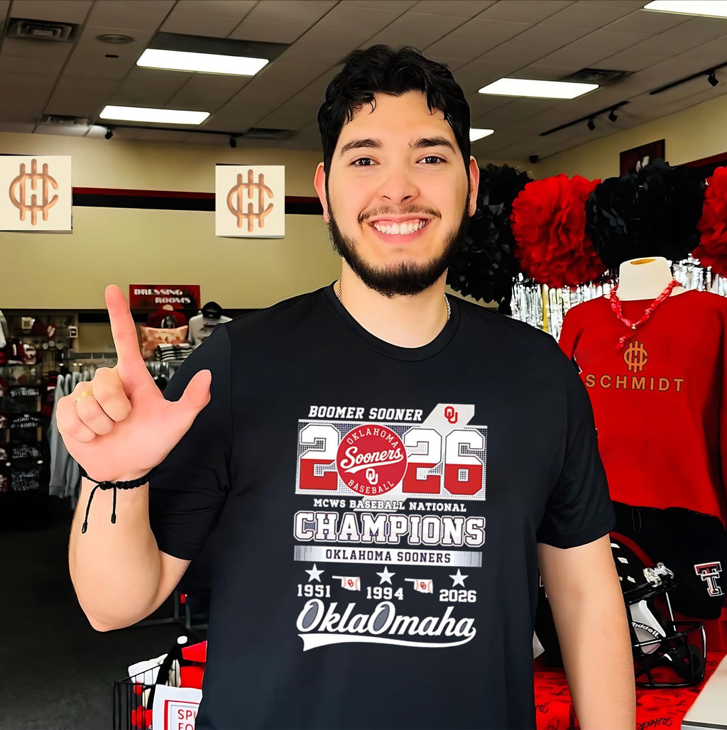 Boomer sooner Oklahoma Sooners 2026 MCWS Baseball National Champions OklaOmaha shirt