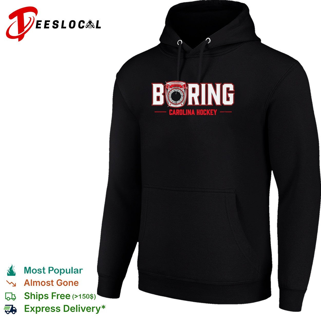 Boring champs ring Carolina hockey shirt