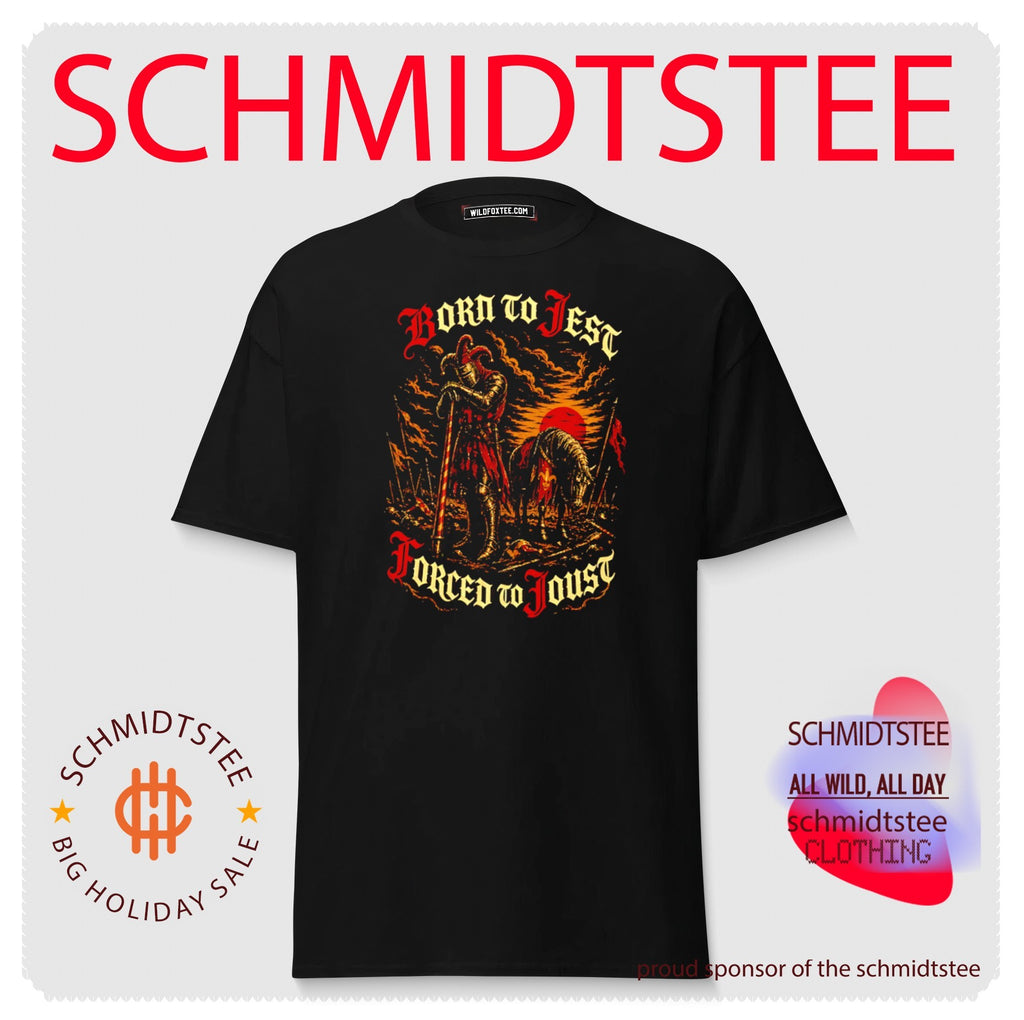 Born to jest forced to joust battle knight clown shirt