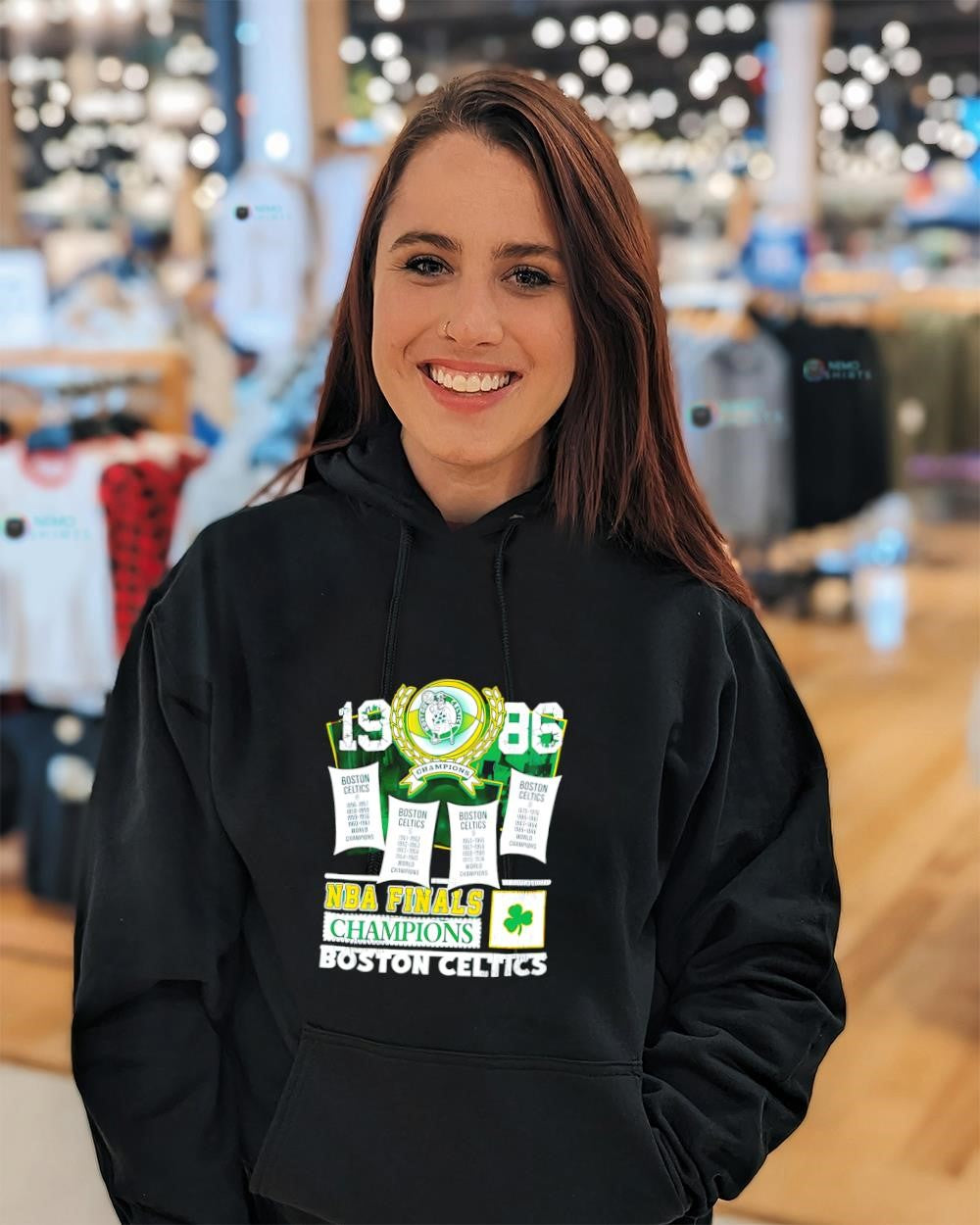 Boston Celtics NBA Finals Champions 1986 shirt