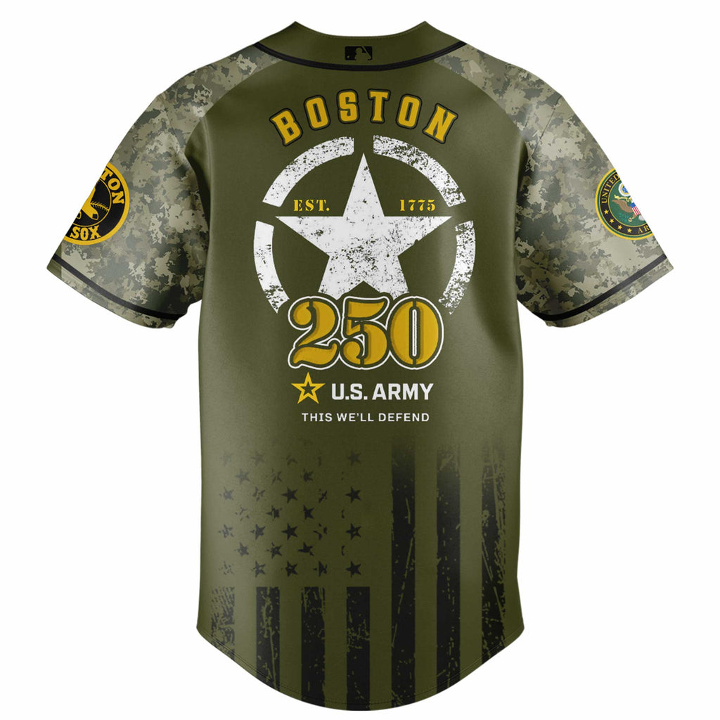 Boston Red Sox MLB 250 U.S. Army Jersey