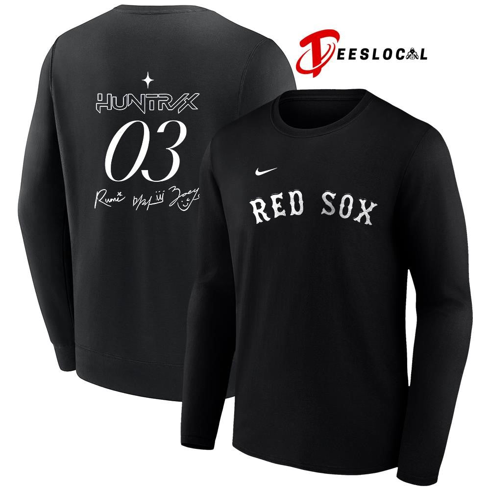 Boston Red Sox x K Pop Demon Hunters Huntrix signatures shirt