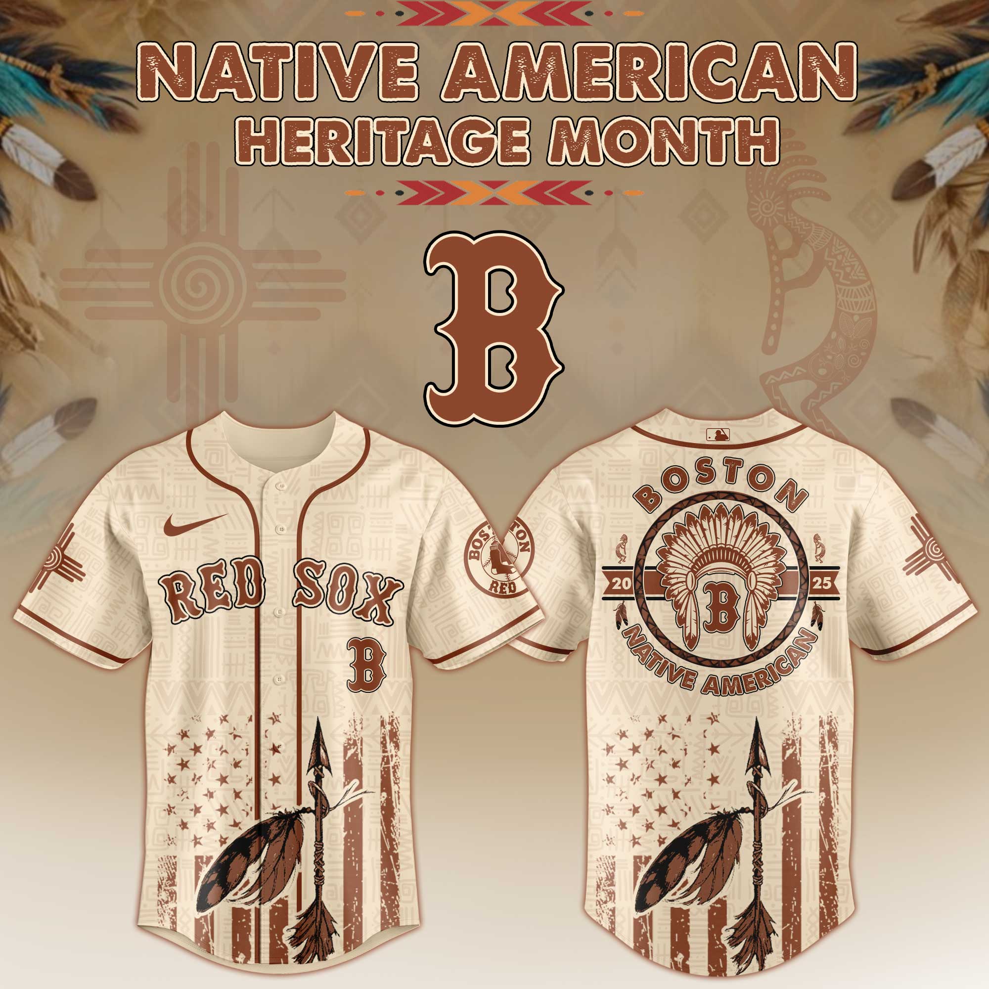 Boston Red Sox Native American Heritage Month Jersey 2025