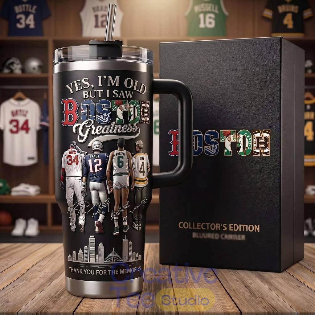 Boston Sport Teams Greatness Special Tumbler