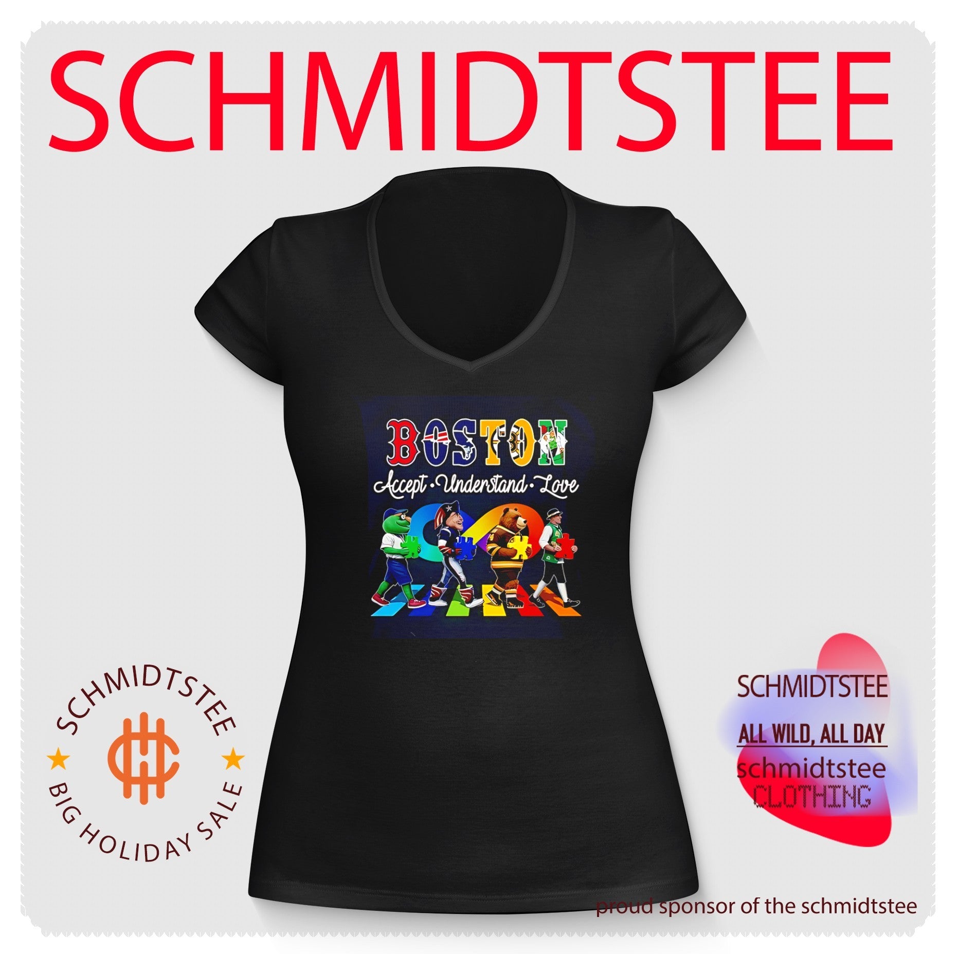 Boston Sports accept understand love mascot shirt