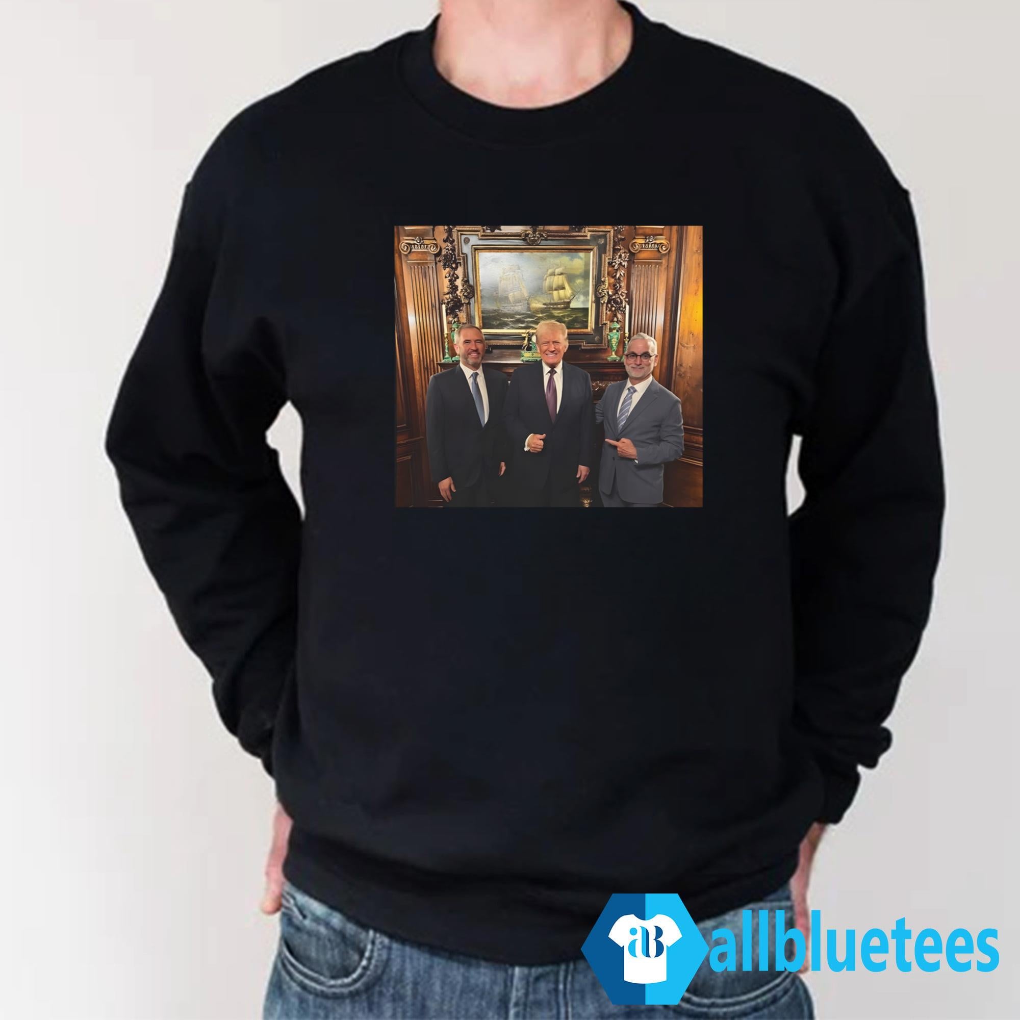 Brad Garlinghouse And Trump Meeting Shirt