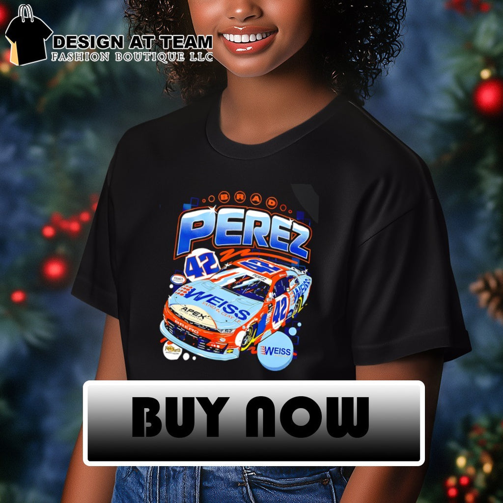 Brad Perez x Weiss Sand & Clay Nascar 42 shirt