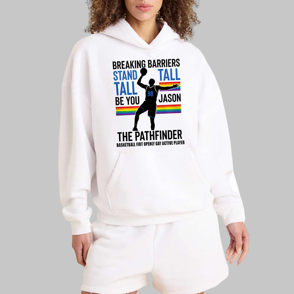 Breaking Barriers Stand Tall Be You Jason Shirt