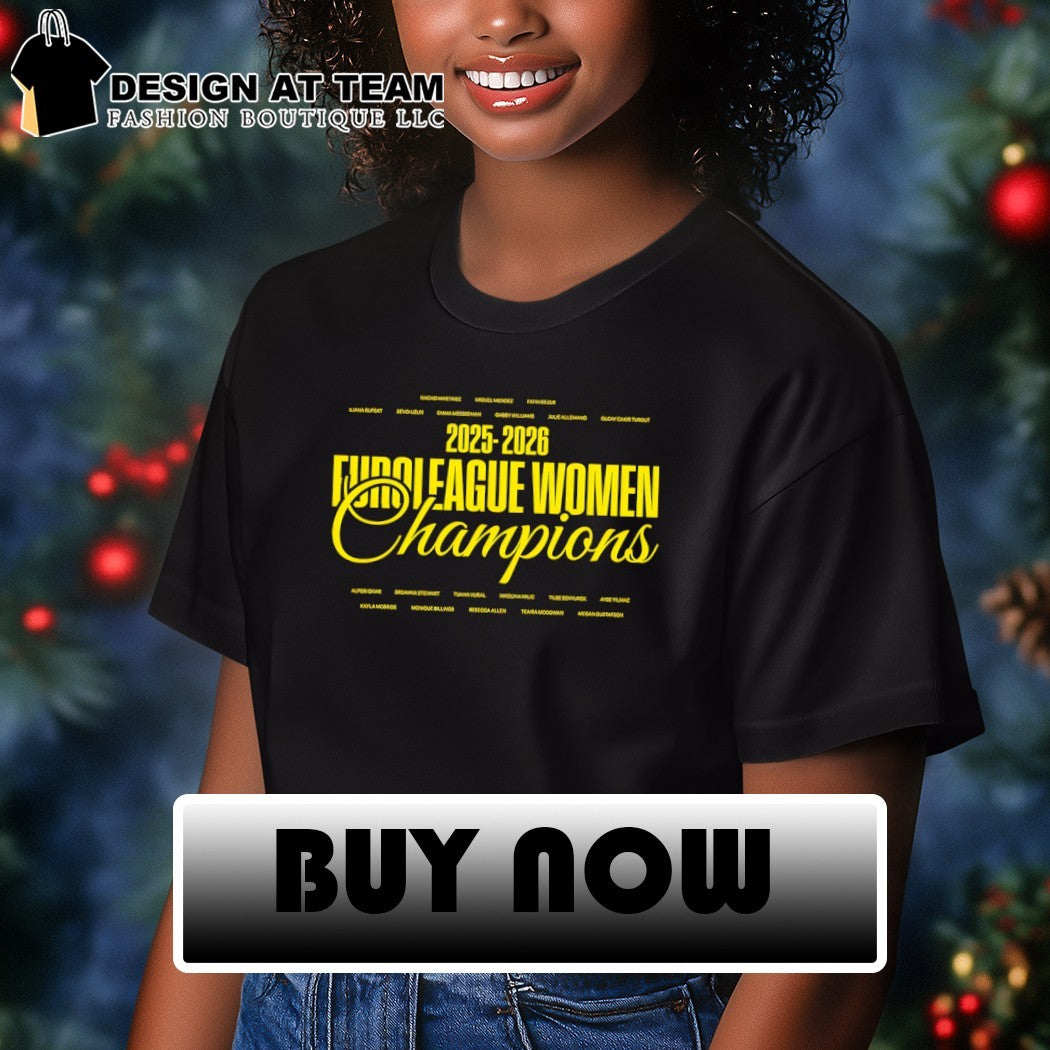 Breanna Stewart Emma Meesseman EuroLeague Women Champions 2025-2026 shirt