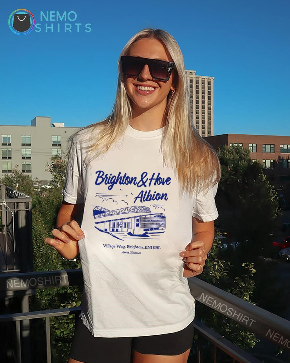 Brighton and Hove Albion Village Way Brighton BN1 9BL Amex stadium shirt