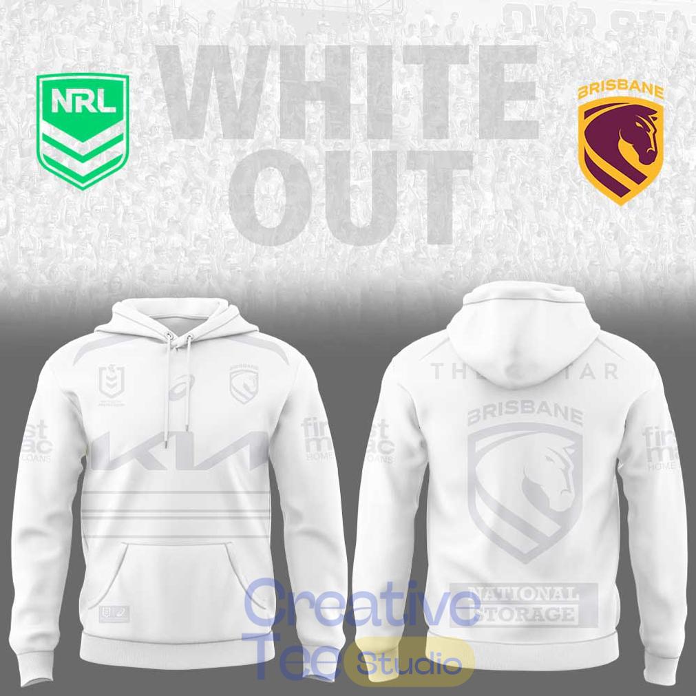 Brisbane Broncos White Out Special Hoodie