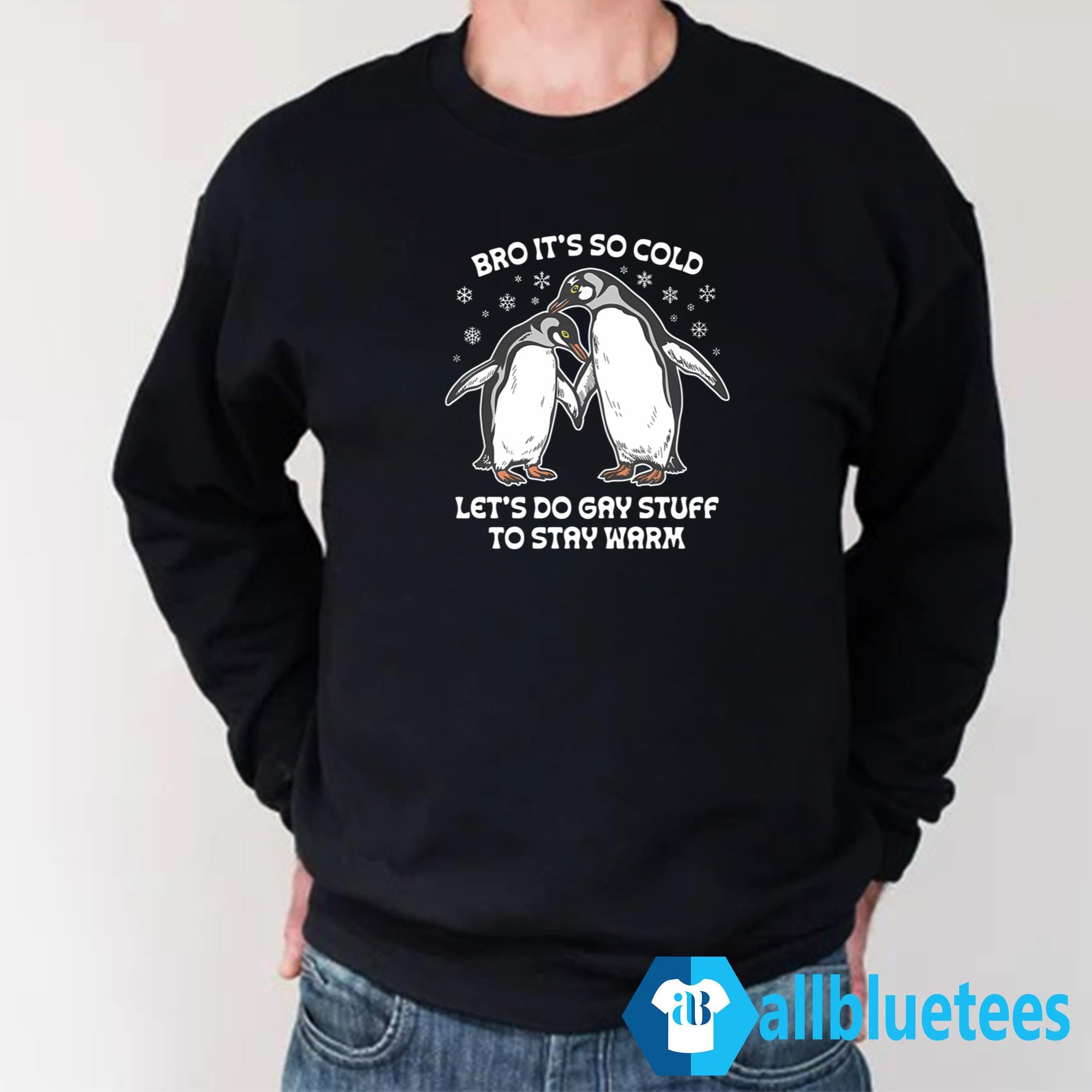 Bro It’s So Cold Let’s Do Gay Stuff To Stay Warm Shirt