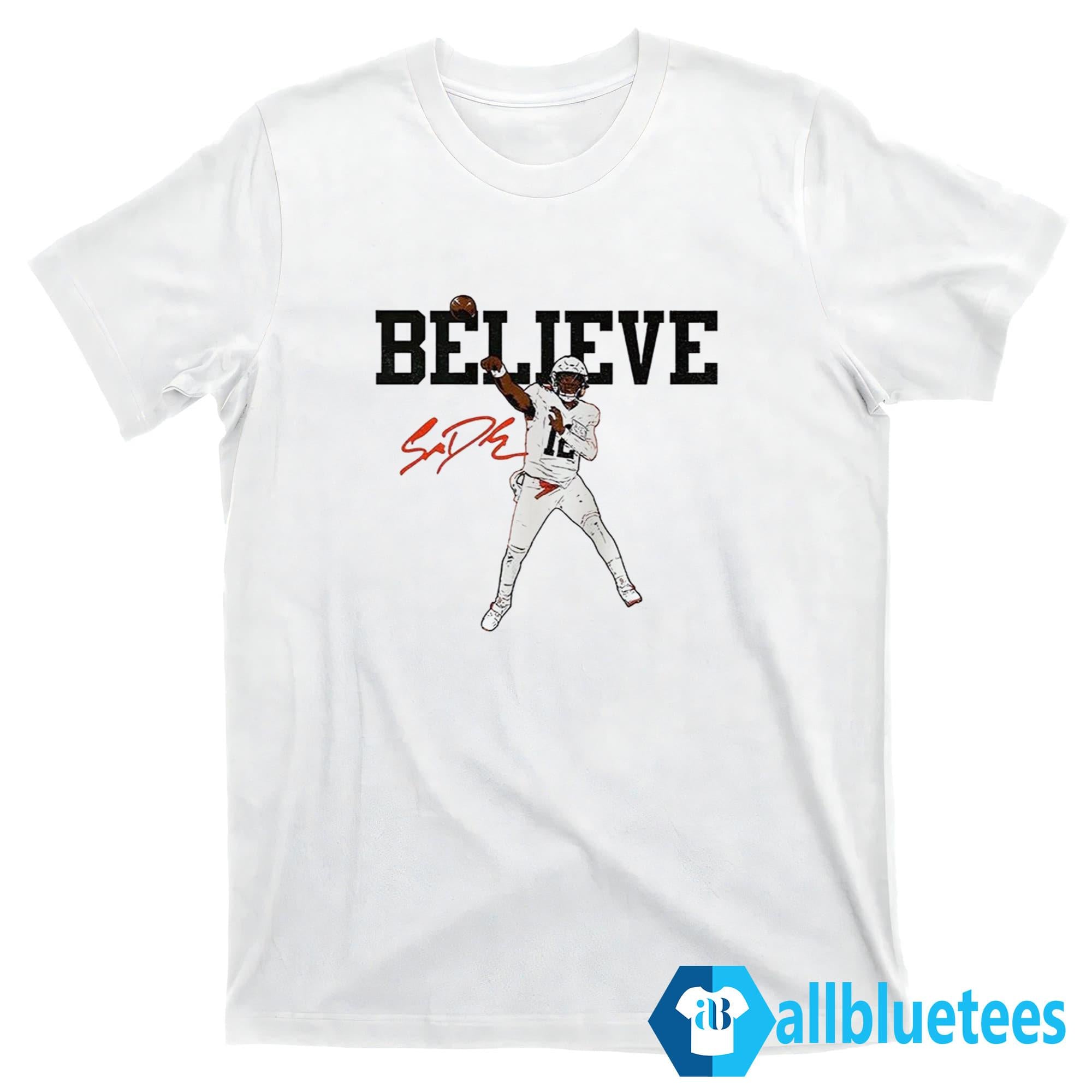 Browns Shedeur Sanders Believe Shirt