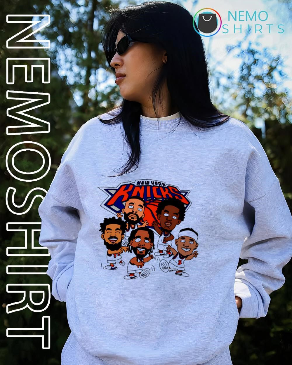 Brunson Hart OG Karl-Anthony New York Knicks basketball players caricature shirt